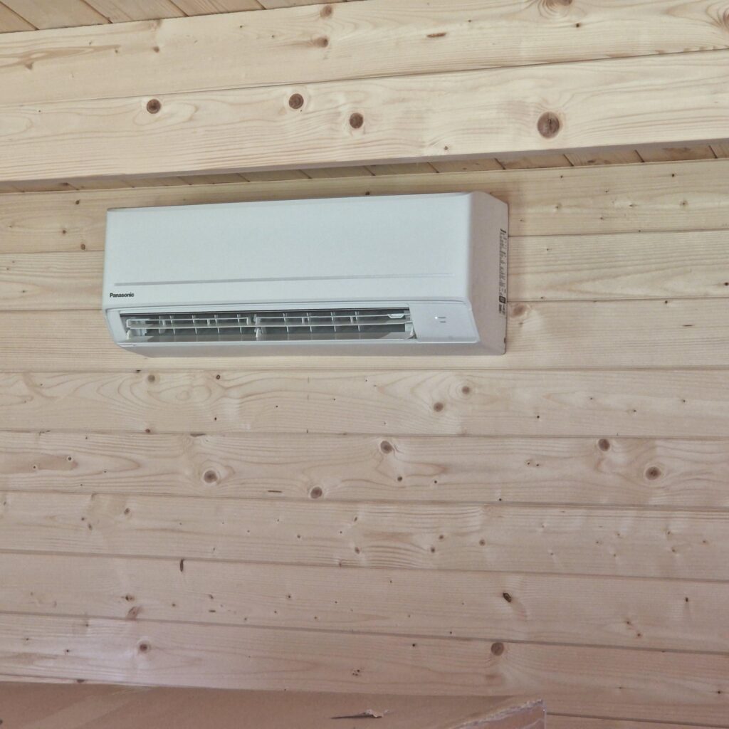 Air Conditioner Unit installed in outside Cabin